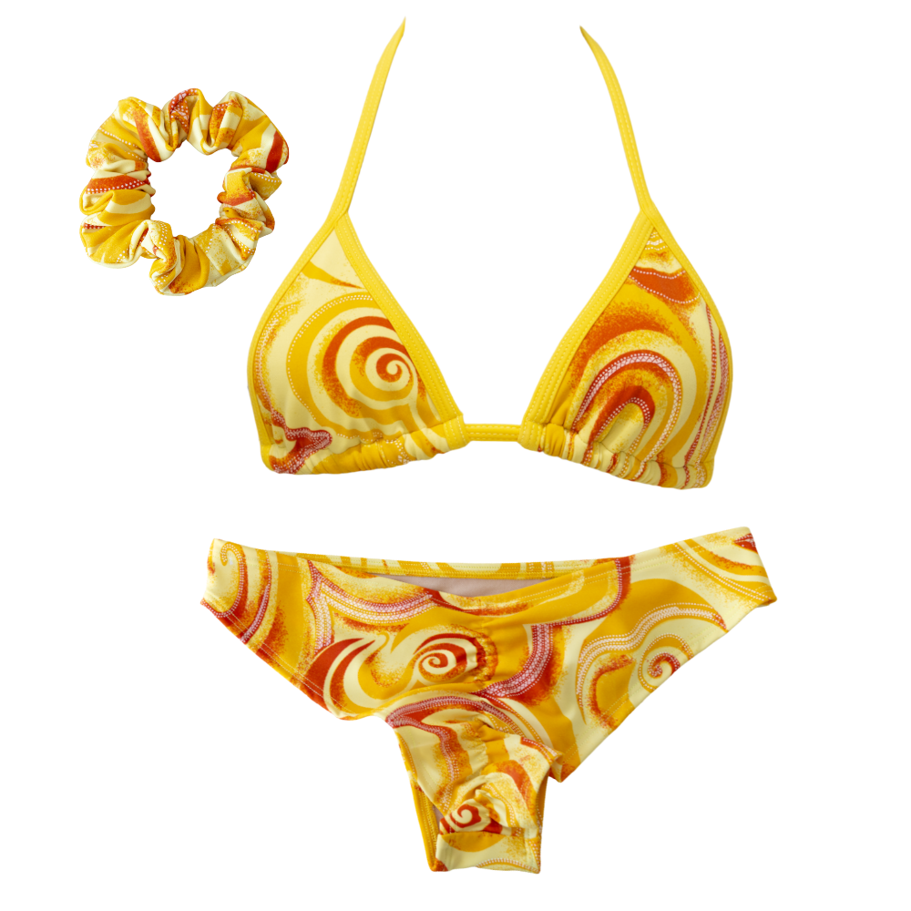 Sunrise/Yellow Classic Cheeky Bundle- FREE SCRUNCHIE